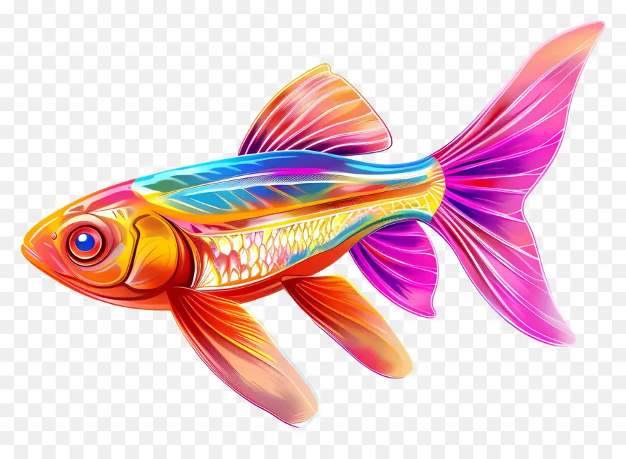 Glofish，Peixinho PNG