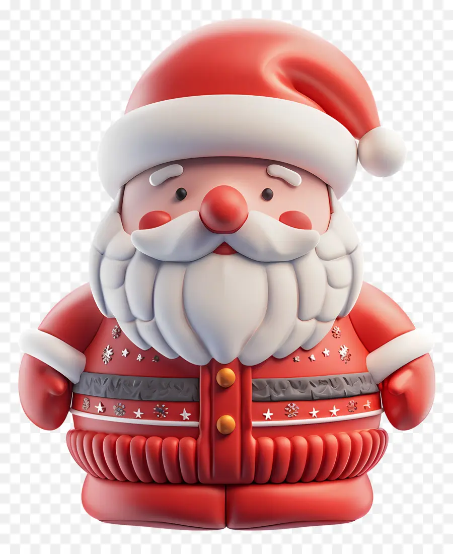 Papai Noel，Terno Vermelho PNG