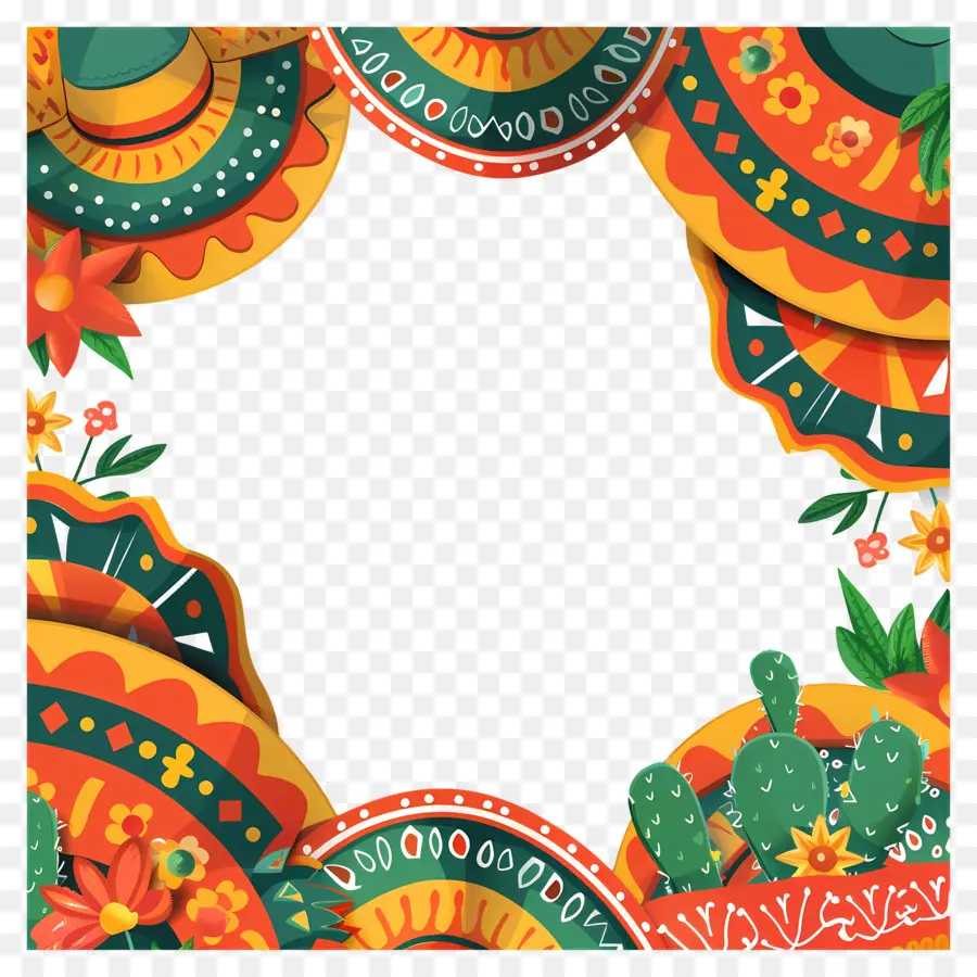 Cinco De Maio，Moldura Mexicana PNG