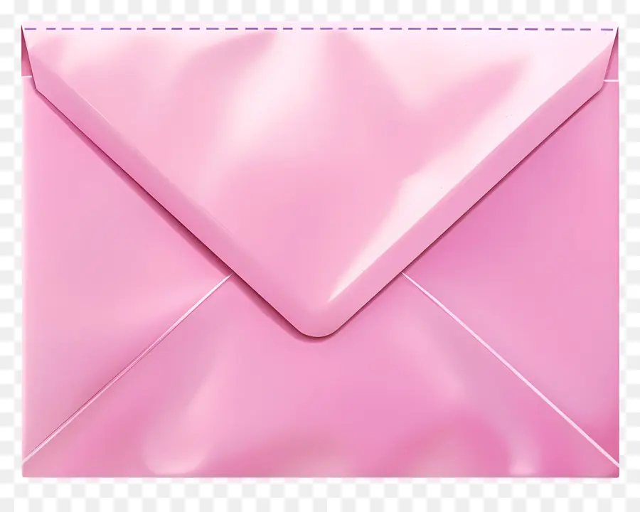 Envelope Cor De Rosa，Envelope Transparente PNG