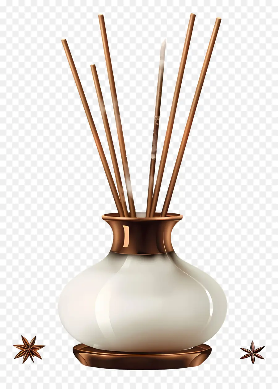 Difusor De Aroma，Vaso Branco PNG