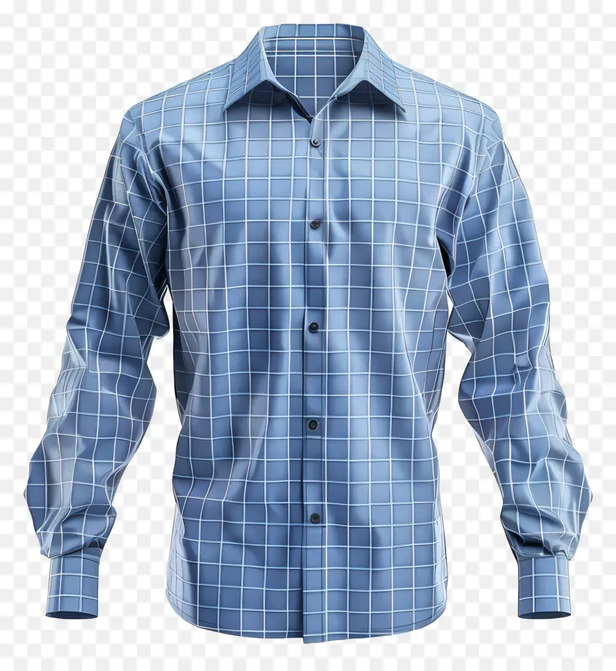 Camisa Formal，Camisa Azul PNG