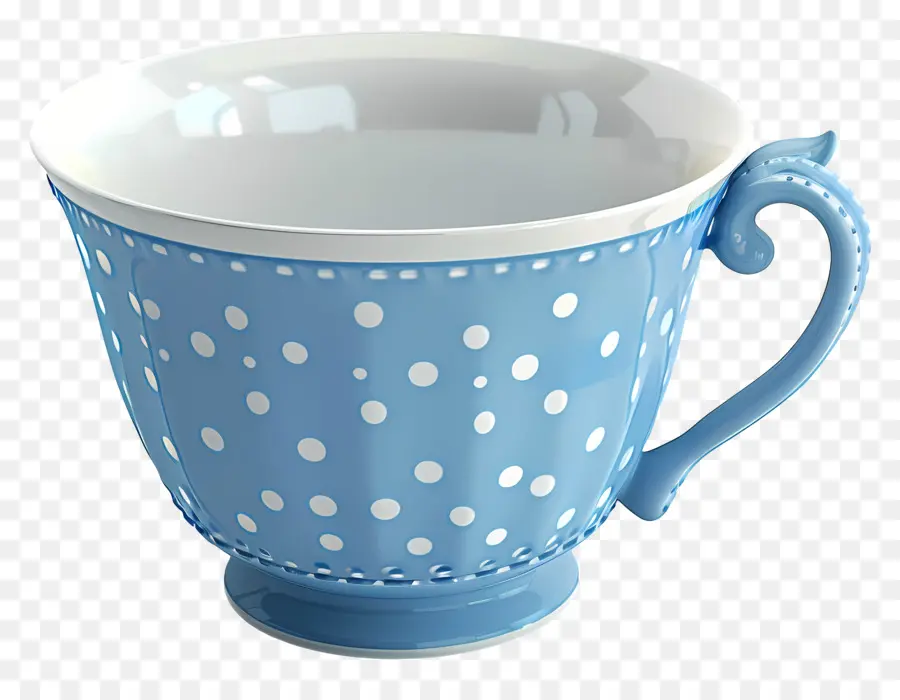 Xícara De Chá De，Caneca De Cerâmica Azul PNG