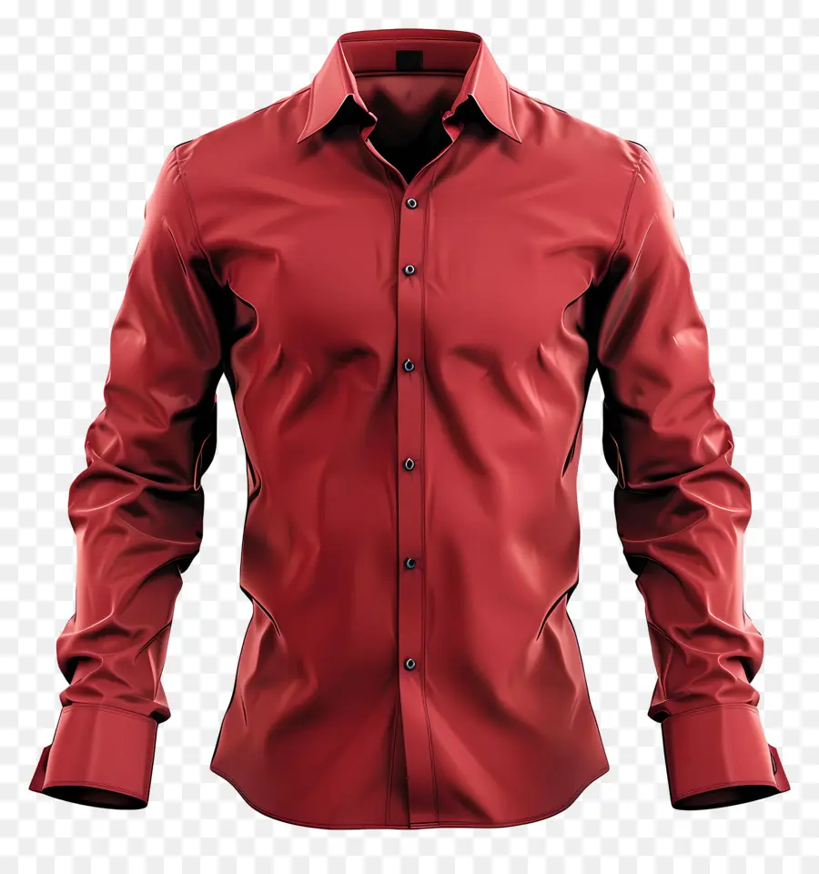 Camisa Formal，Camisa Vermelha PNG