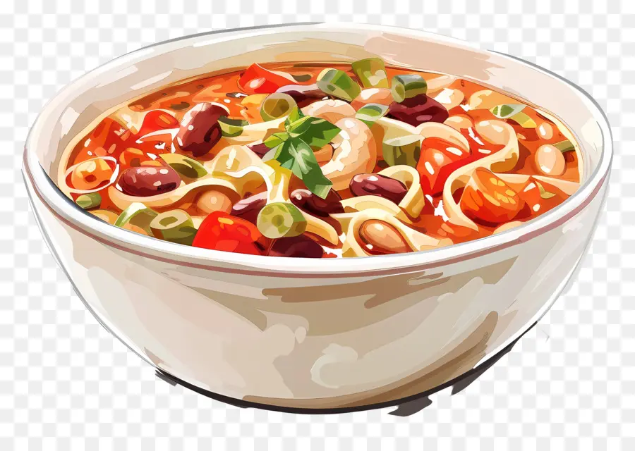 Macarrão E Fagioli，Sopa PNG