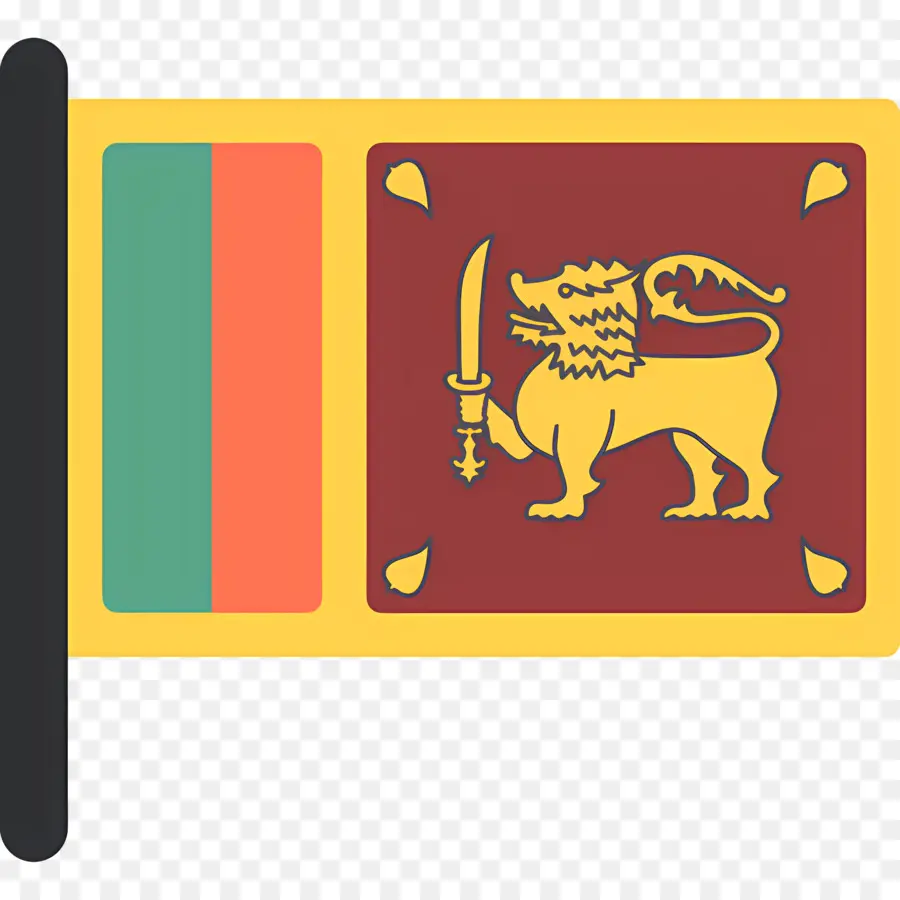 Sri Lanka Bandeira，Sri Lanka PNG