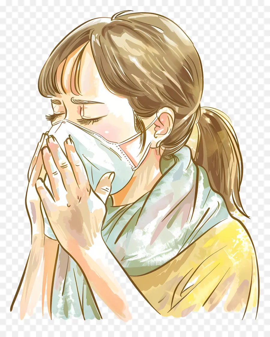 Alergia à Rinite Alérgica，Prevenção Contra O Vírus PNG