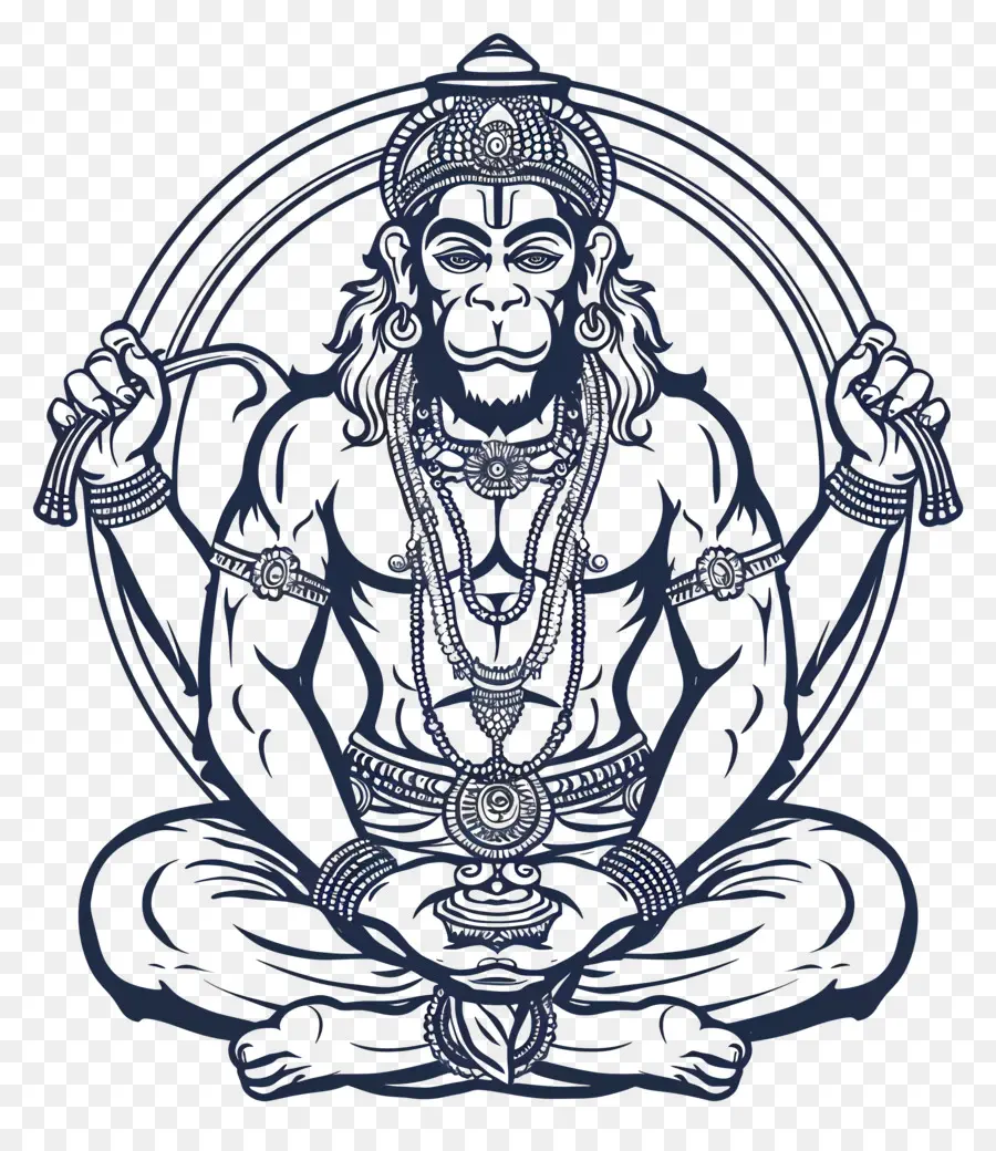 Hanuman，O Senhor Shiva PNG