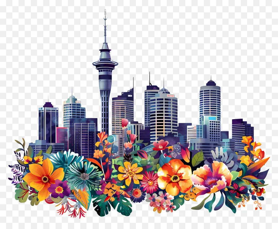 Auckland Skyline，O Horizonte Da Cidade PNG