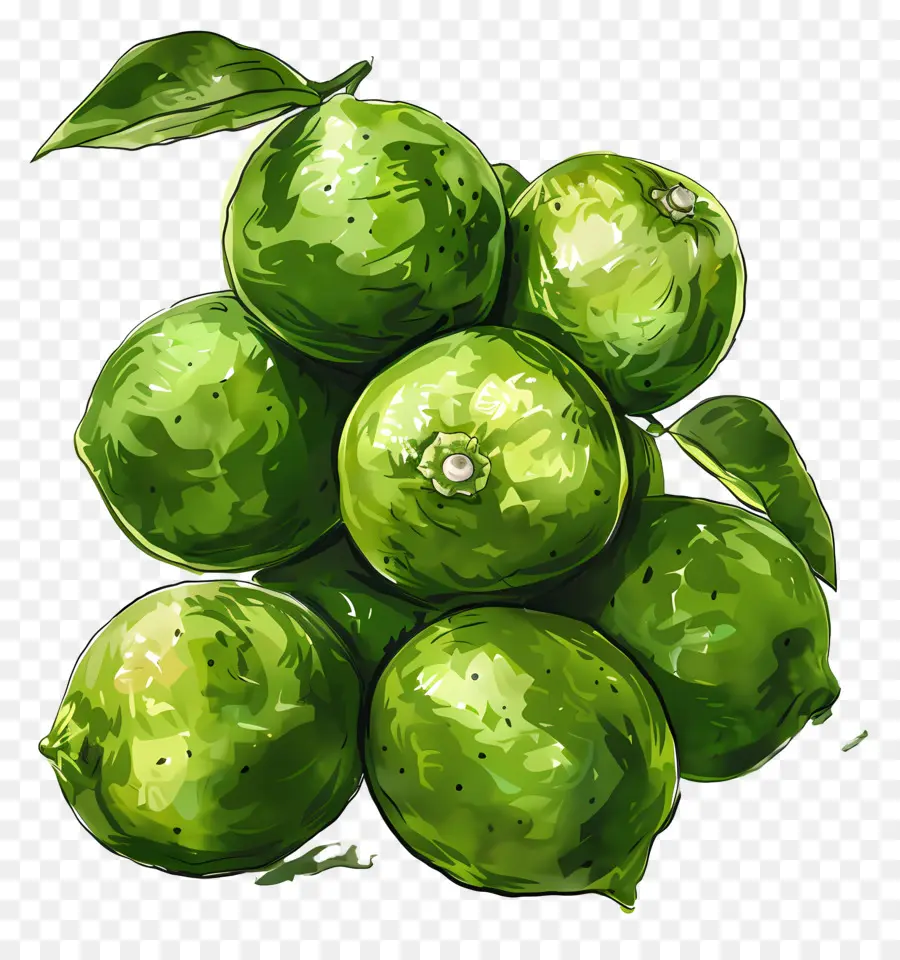 Limas，Limões Verdes PNG