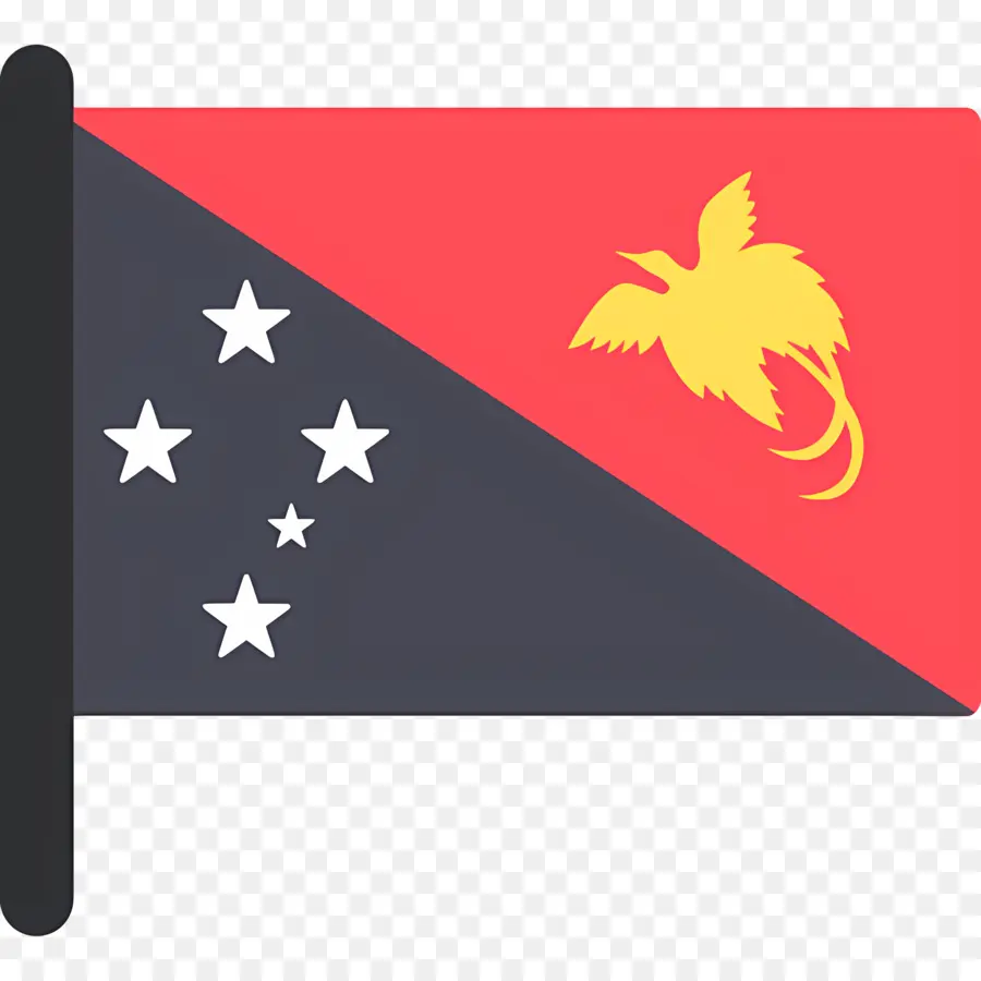 Papua Nova Guiné Bandeira，Nova Caledônia PNG