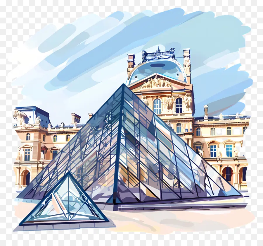 Museu Do Louvre，Estrutura Abandonada PNG