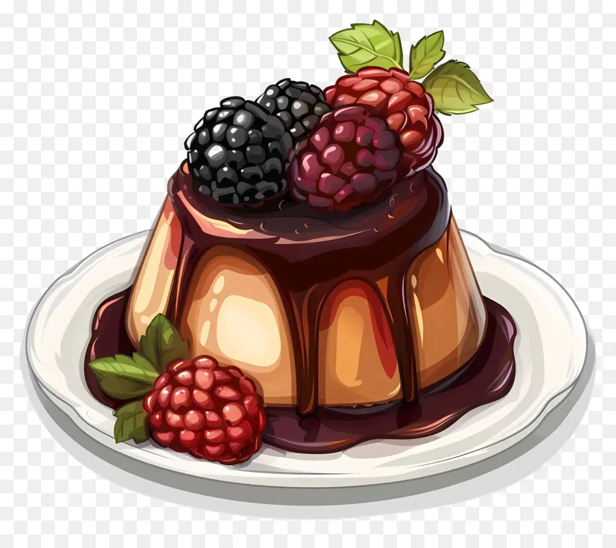 Pudim，Pudim De Chocolate PNG