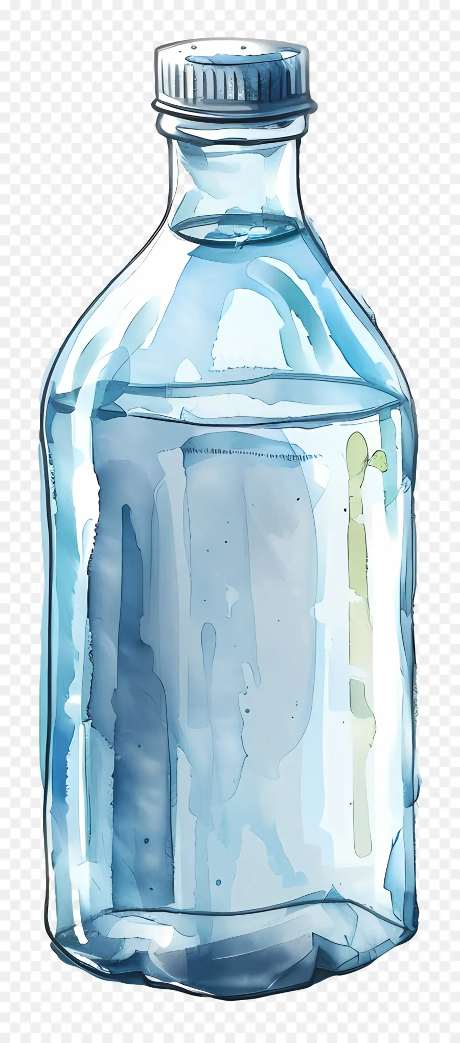 Bottle Of Water，Garrafa De Vidro Transparente PNG