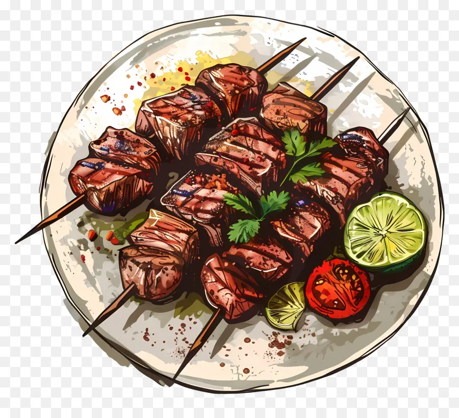 Churrasquinho Espeto，Kebabs De Carne PNG