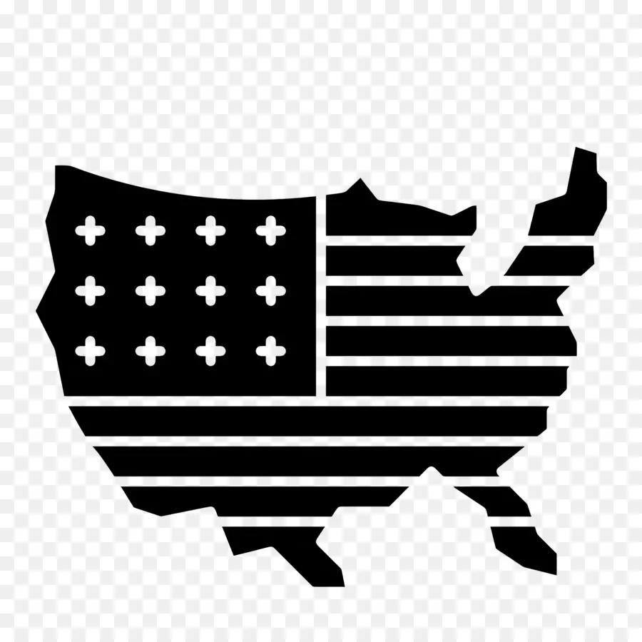 Usa Map，Cloudy Sky PNG