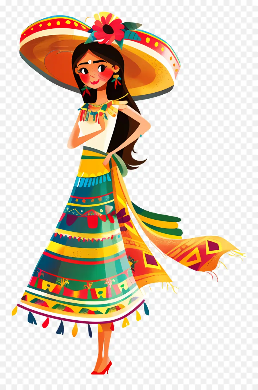 Cinco De Mayo，Traje Tradicional Mexicano PNG