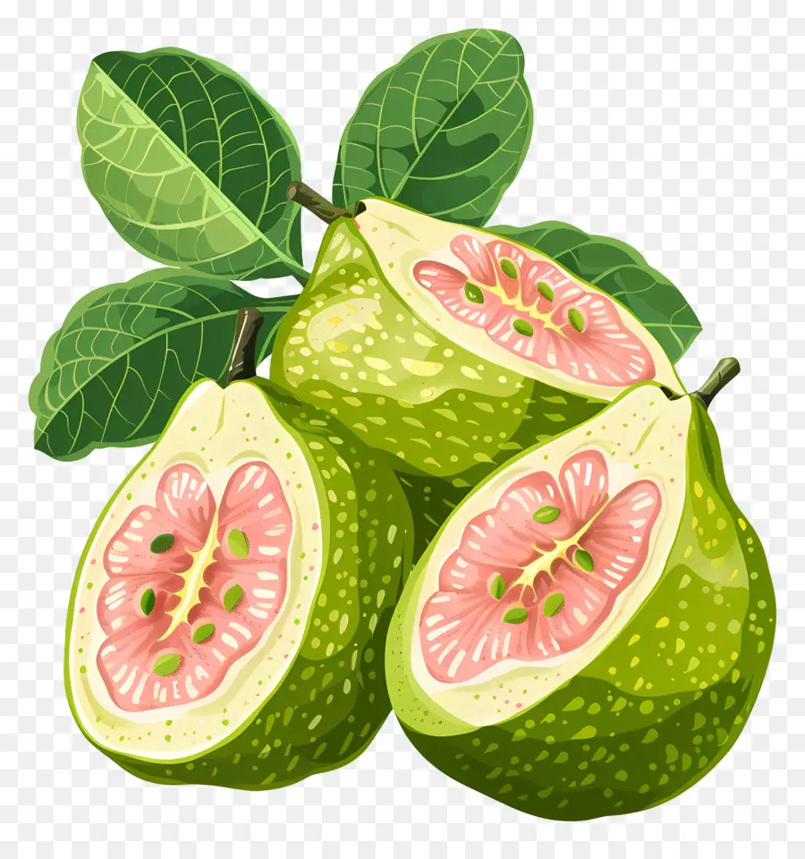 Goiabas，Frutas Maduras PNG