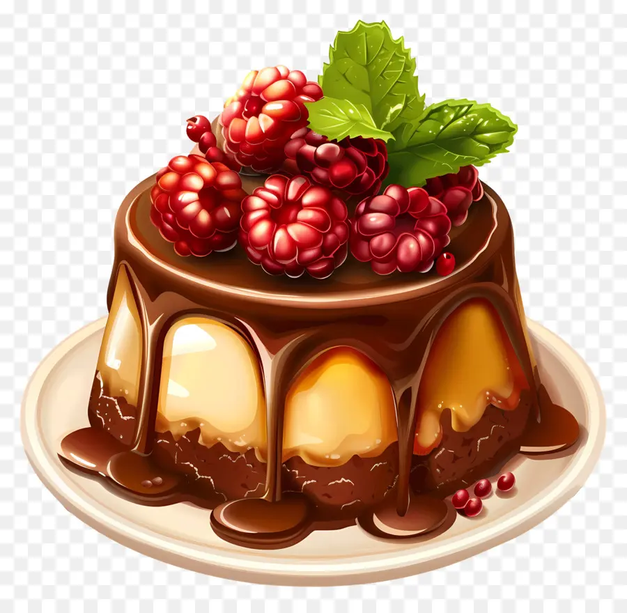 Pudim，Bolo De Chocolate PNG