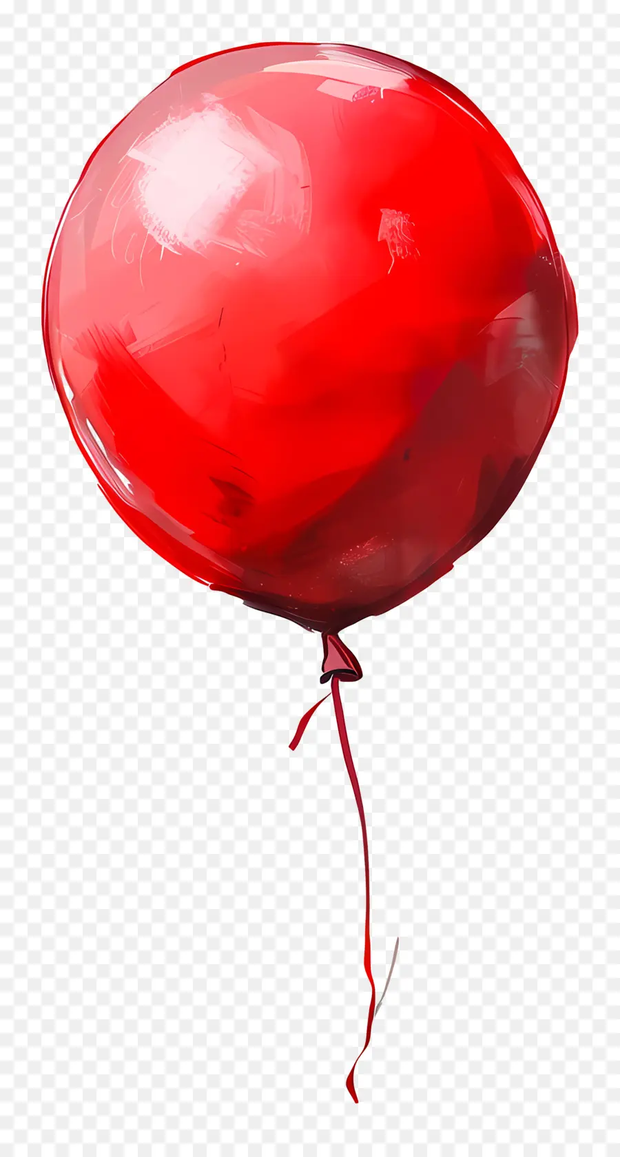 Balão Vermelho，Flutuante PNG