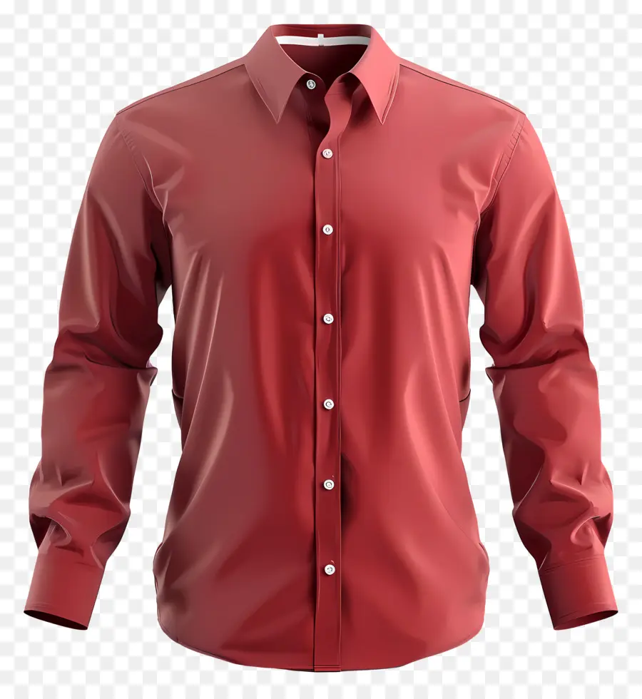 Camisa Formal，Camisa Vermelha PNG