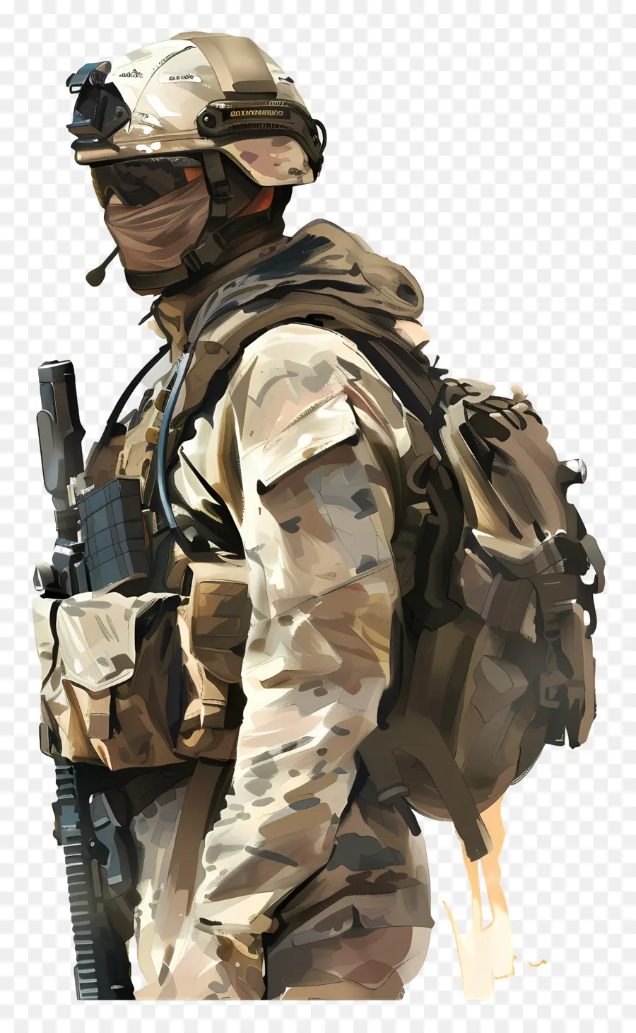 Soldado，Camuflagem PNG