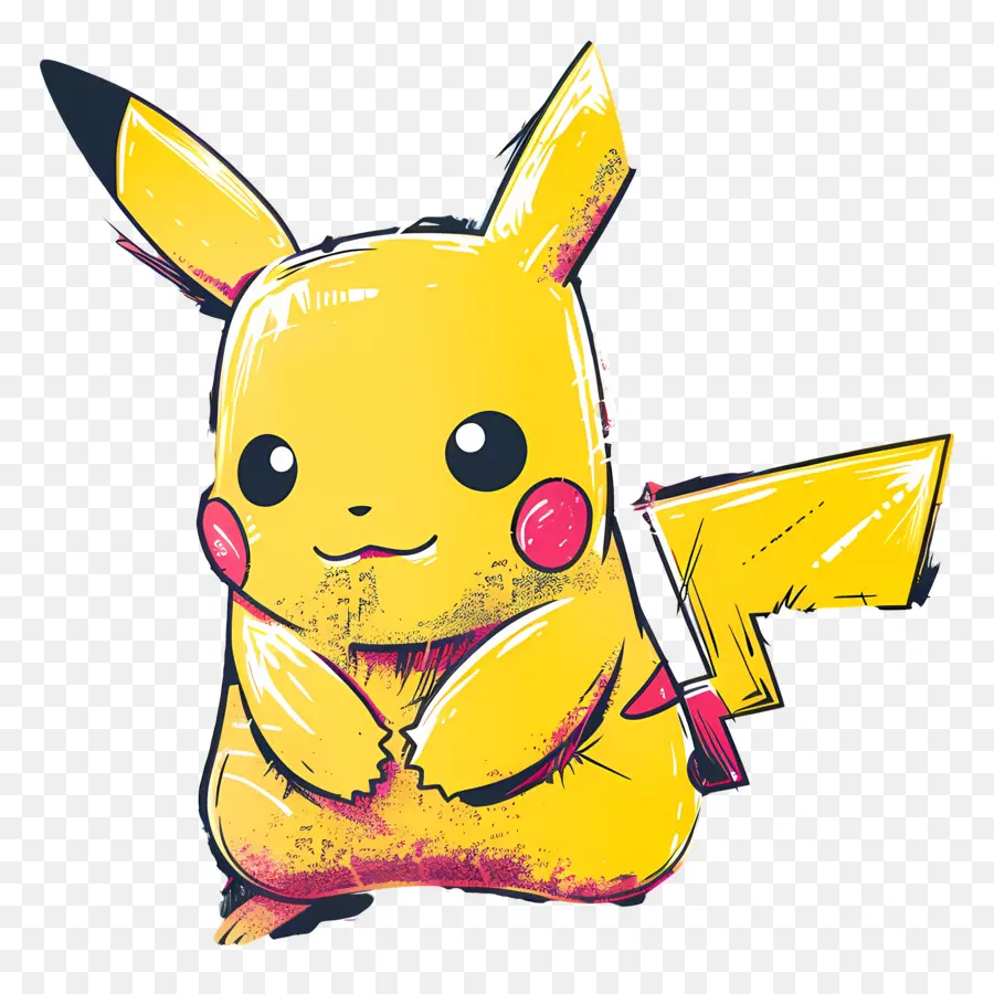 Pikachu，Pikachu Amarelo PNG