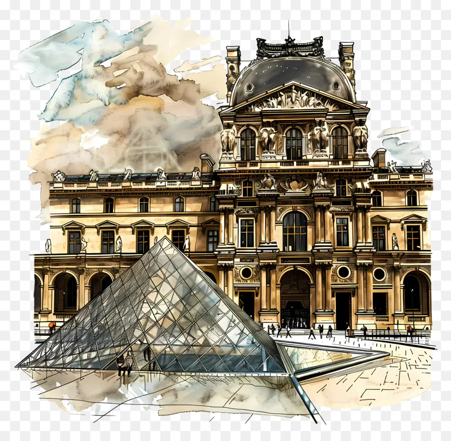Museu Do Louvre，Paris PNG