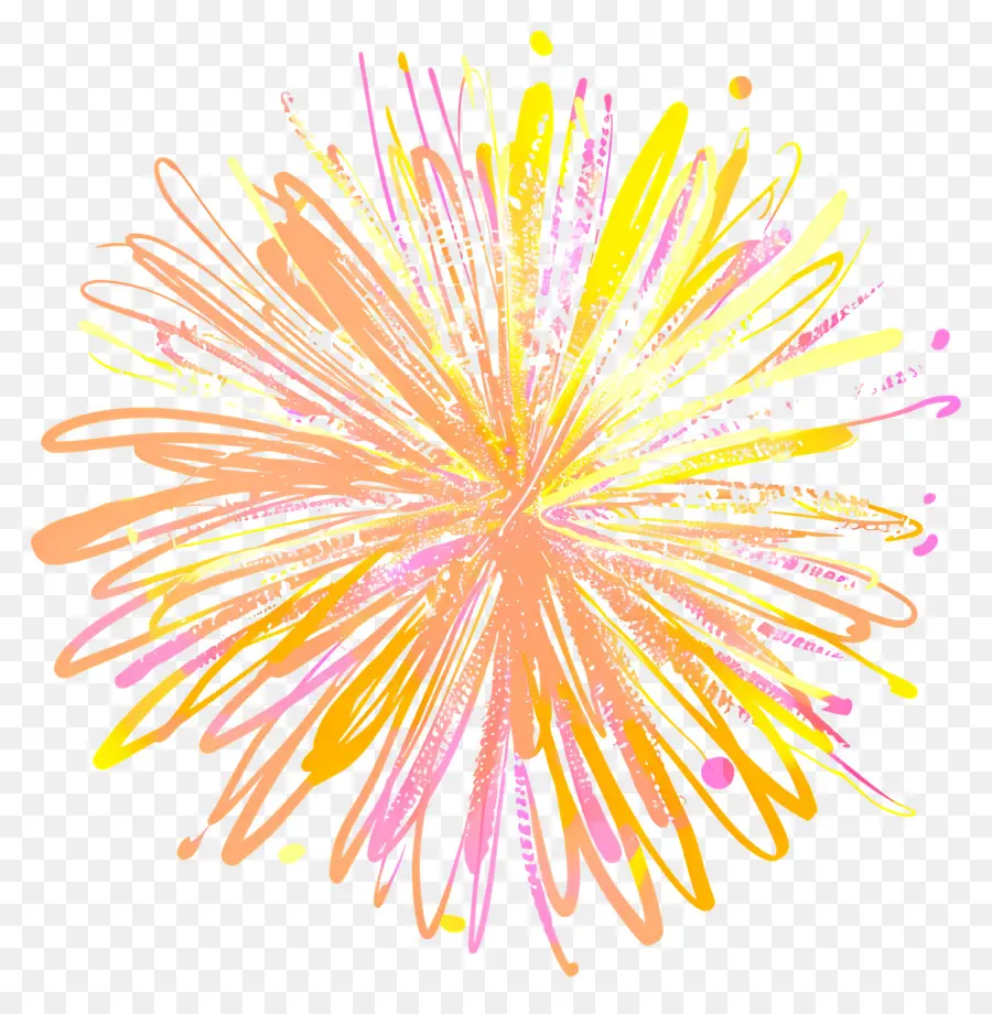 Fogo De Artifício，A Arte Abstrata PNG