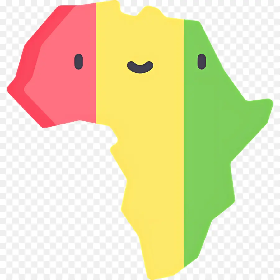 Mapa De áfrica，Gana Bandeira PNG