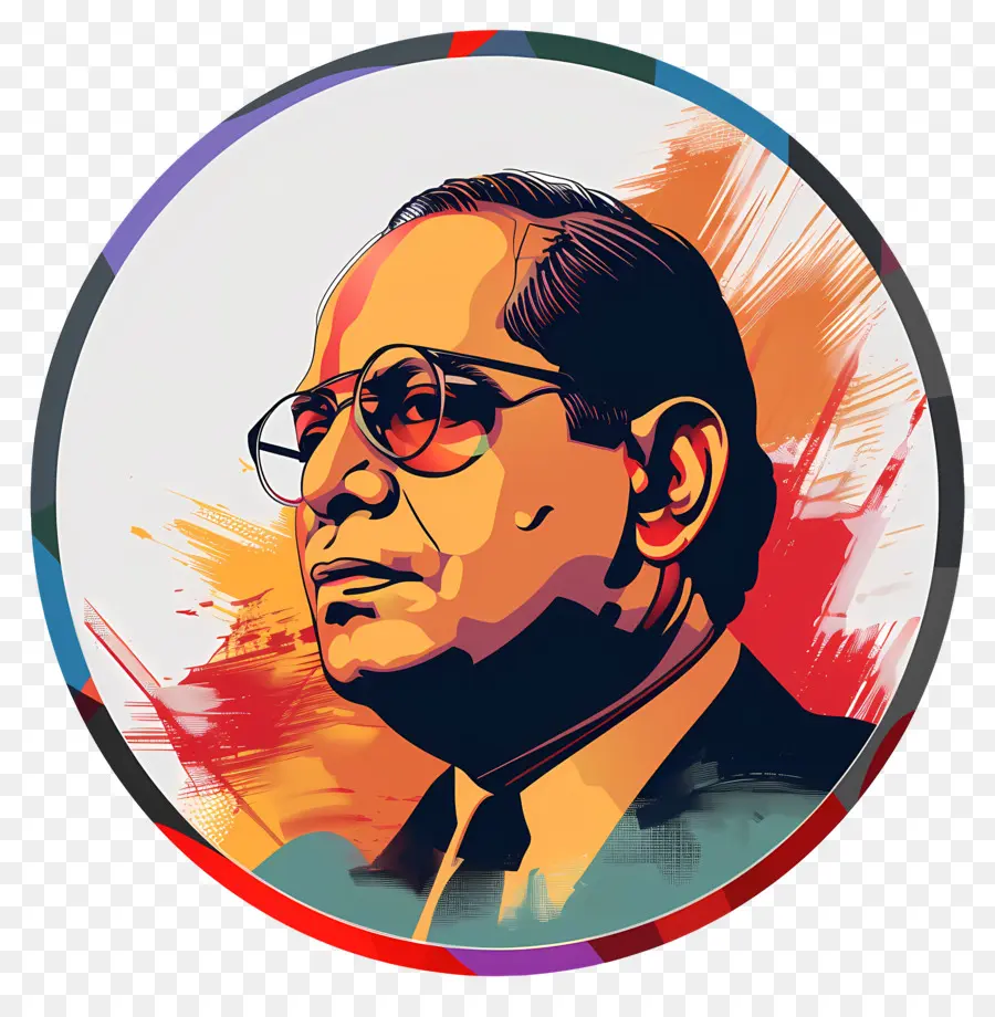 Bhimrao Ramji Ambedkar，Retrato De Homem PNG