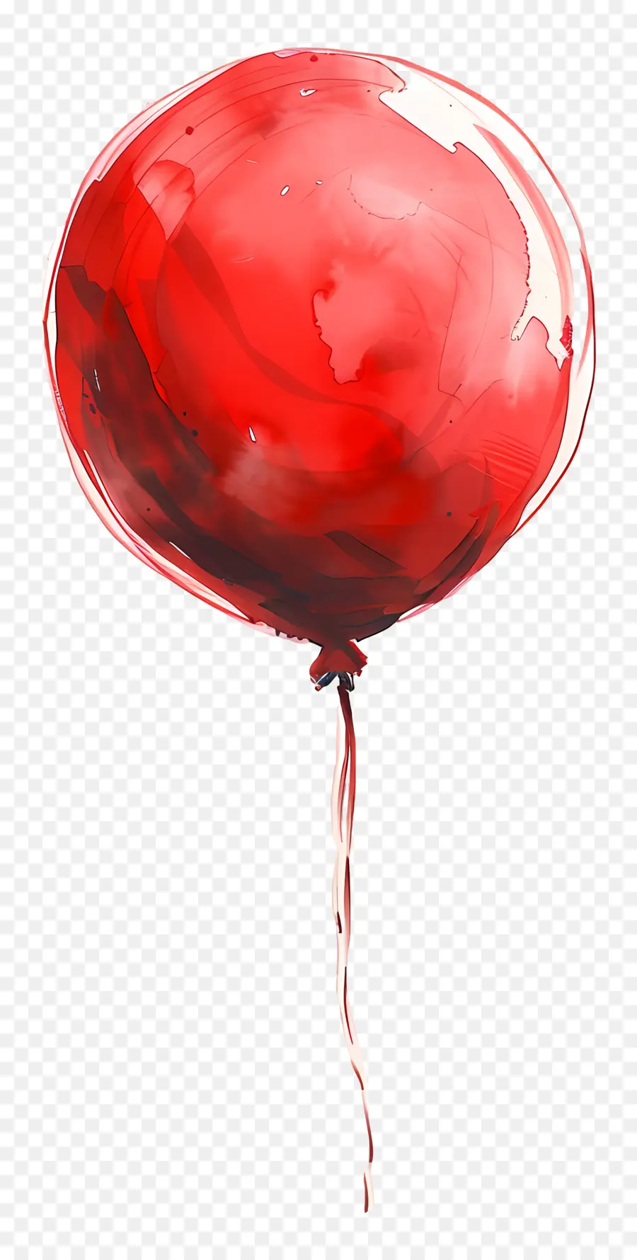 Balão Vermelho，Céu PNG
