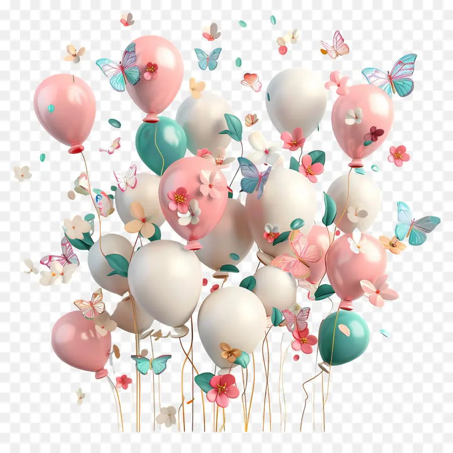 Festa Da Primavera，Balões PNG