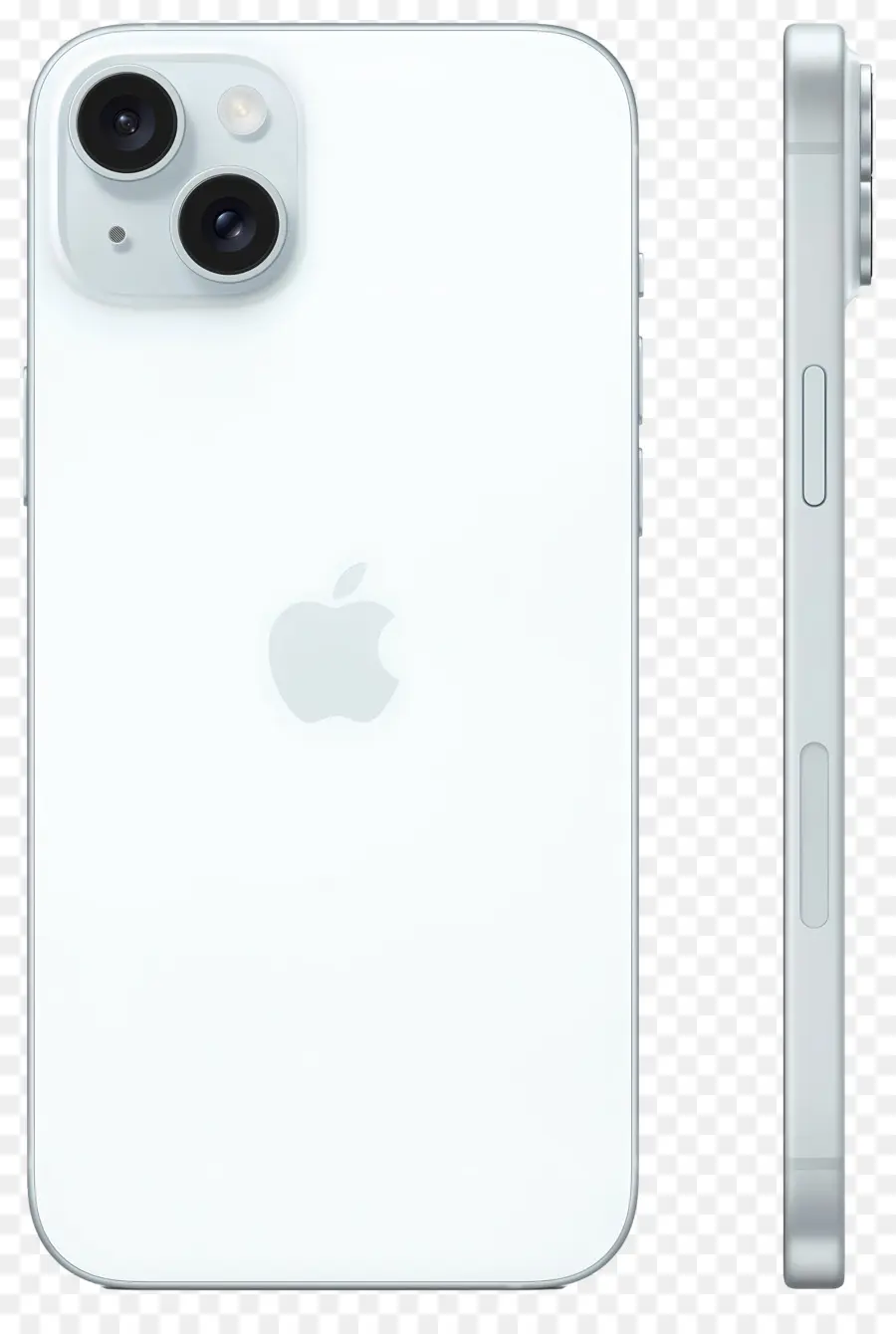 Iphone 15 Plus，Smartphone Branco PNG