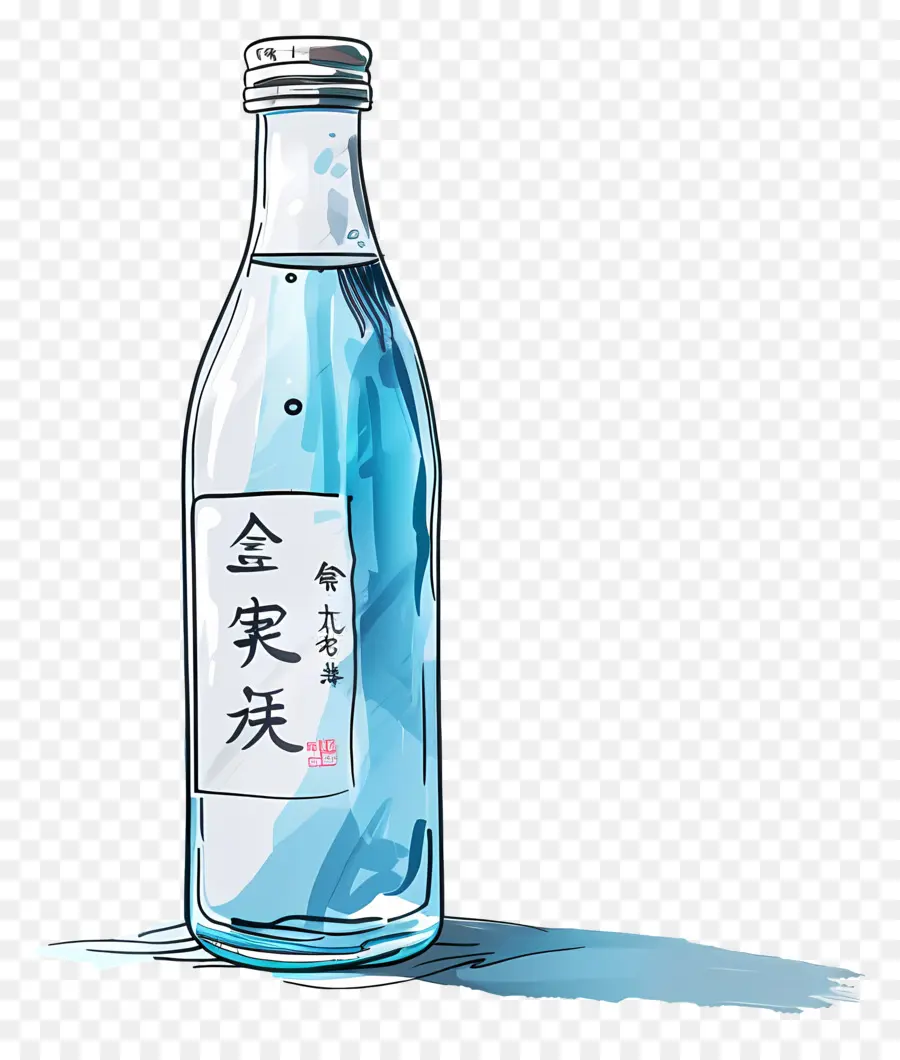 Bottle Of Water，Saquê PNG