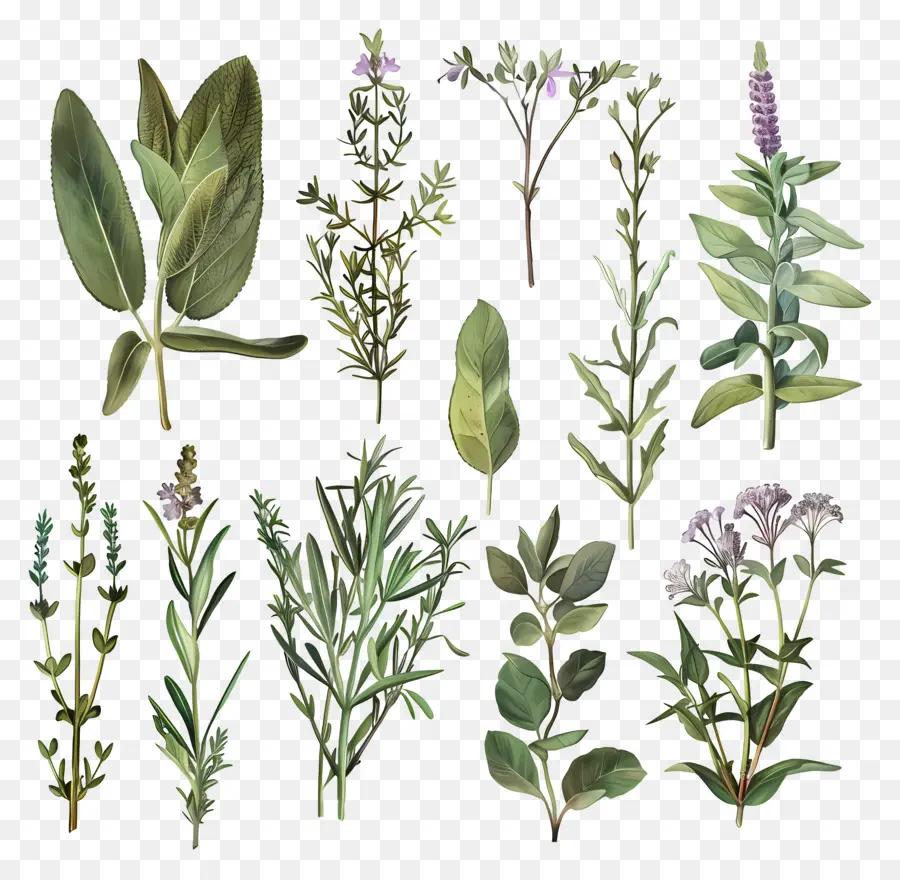 Plantas De Ervas，Herbs PNG