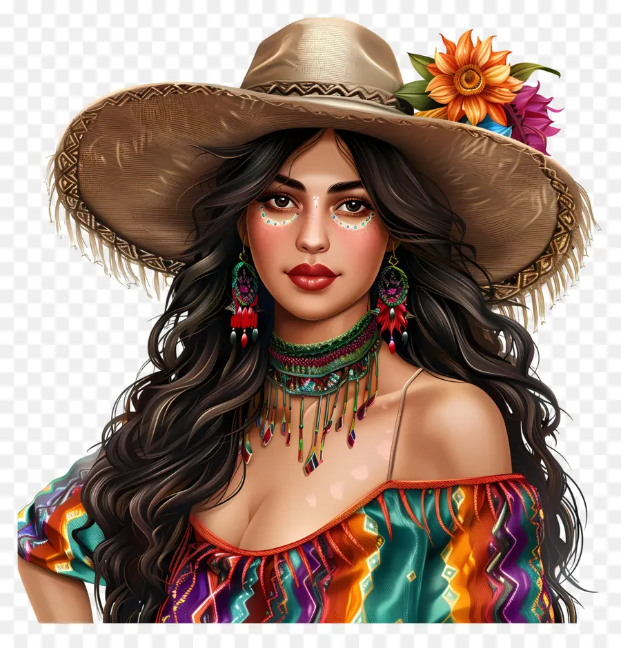 Cinco De Mayo，Mulher PNG