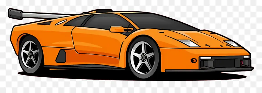Lamborghini Diablo，Carro De Corrida PNG