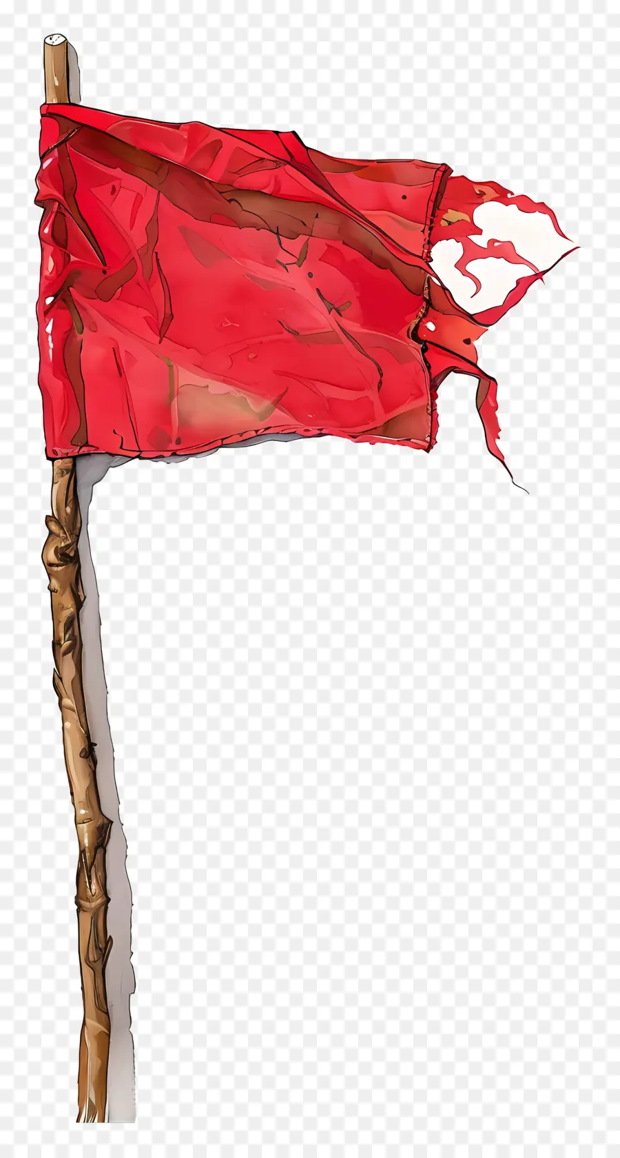 Bandeira Vermelha，Número 3 PNG