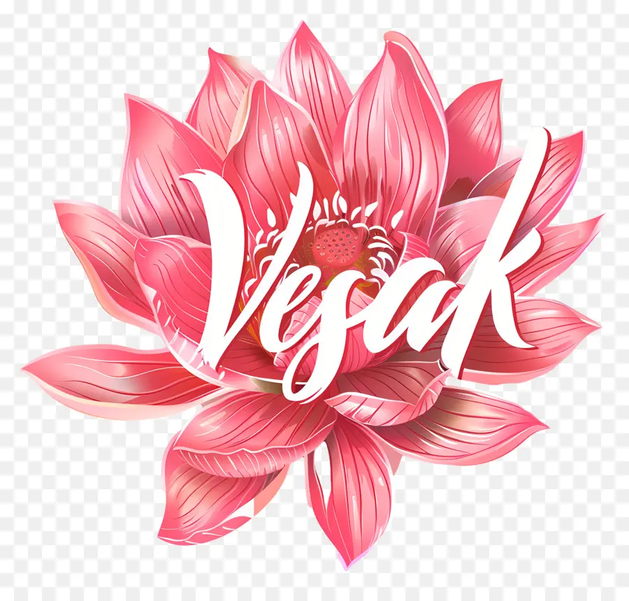 Feliz Dia De Vesak，Flor De Lótus PNG