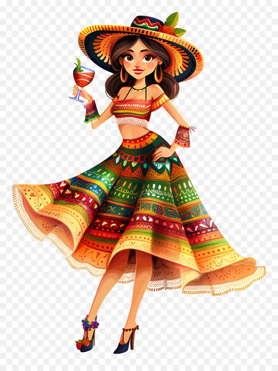 Cinco De Mayo，Mulher PNG