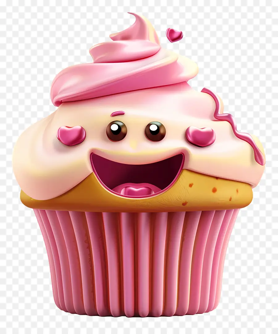 Sobremesa De Desenhos Animados 3d，Cupcake PNG