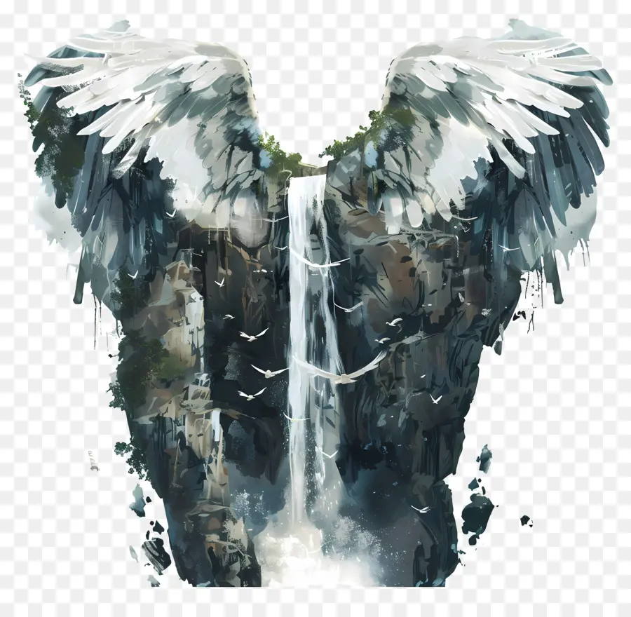 Angel Falls，Asas De Anjo PNG