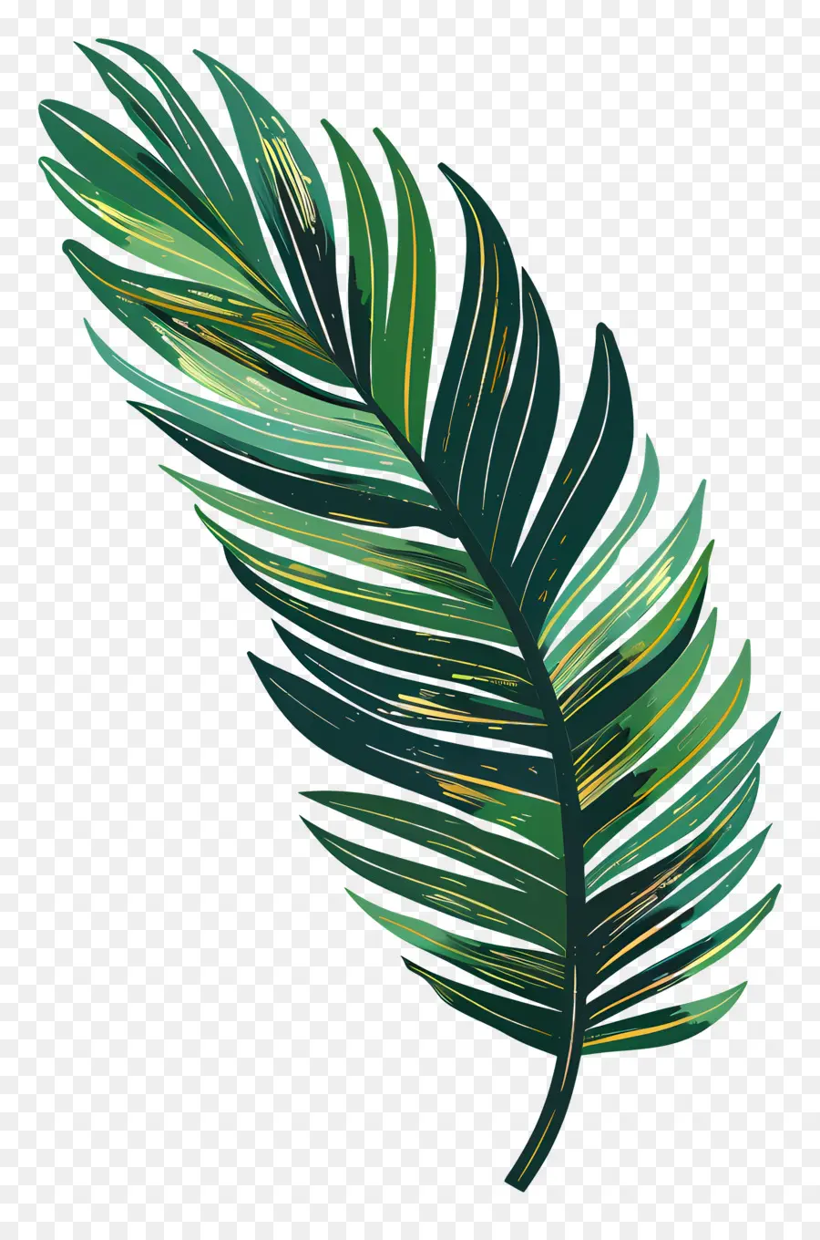 Folha De Palmeira，Folha Verde PNG