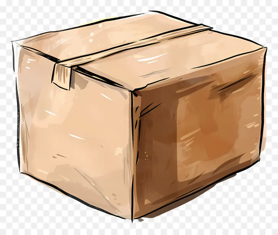 Cardboard Box，Material De Embalagem PNG