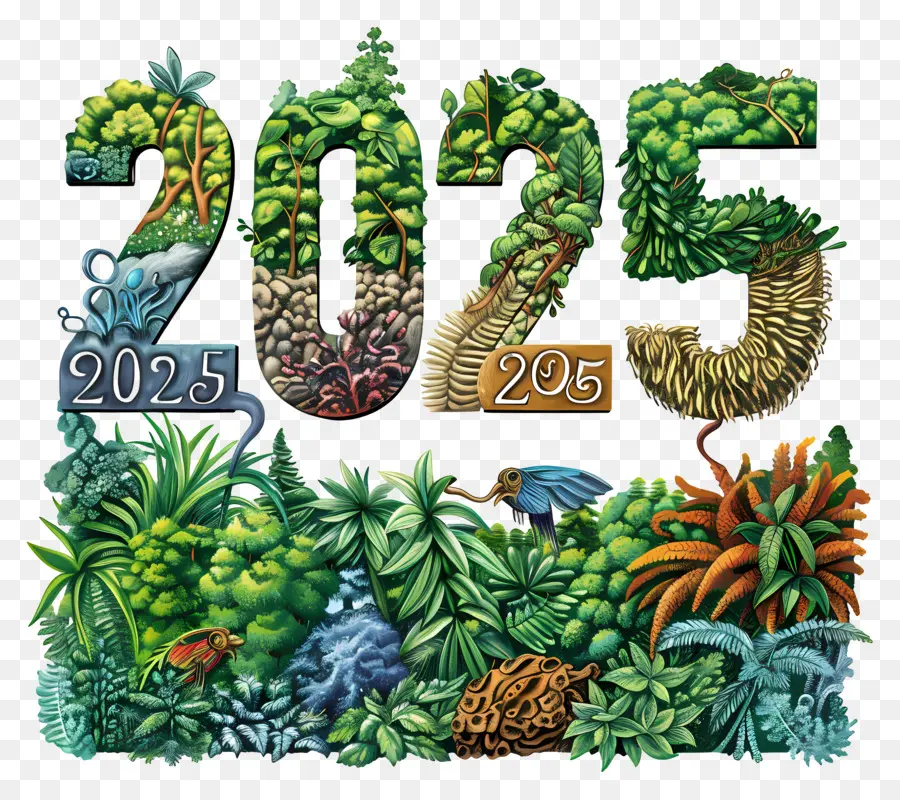 Ano Novo 2024，Plantas PNG