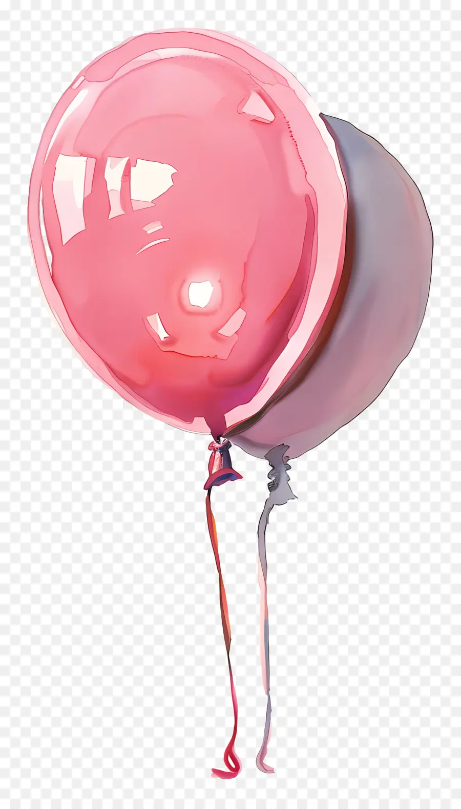 Balão Cor De Rosa，Balões PNG