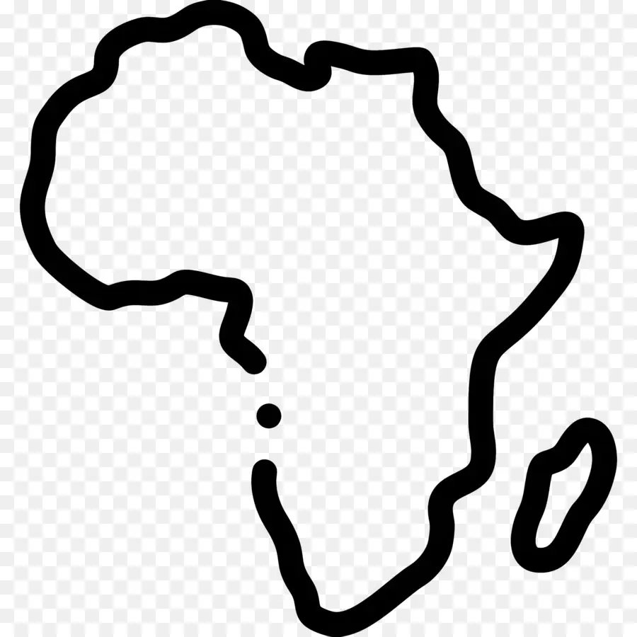 Mapa De áfrica，Moda PNG