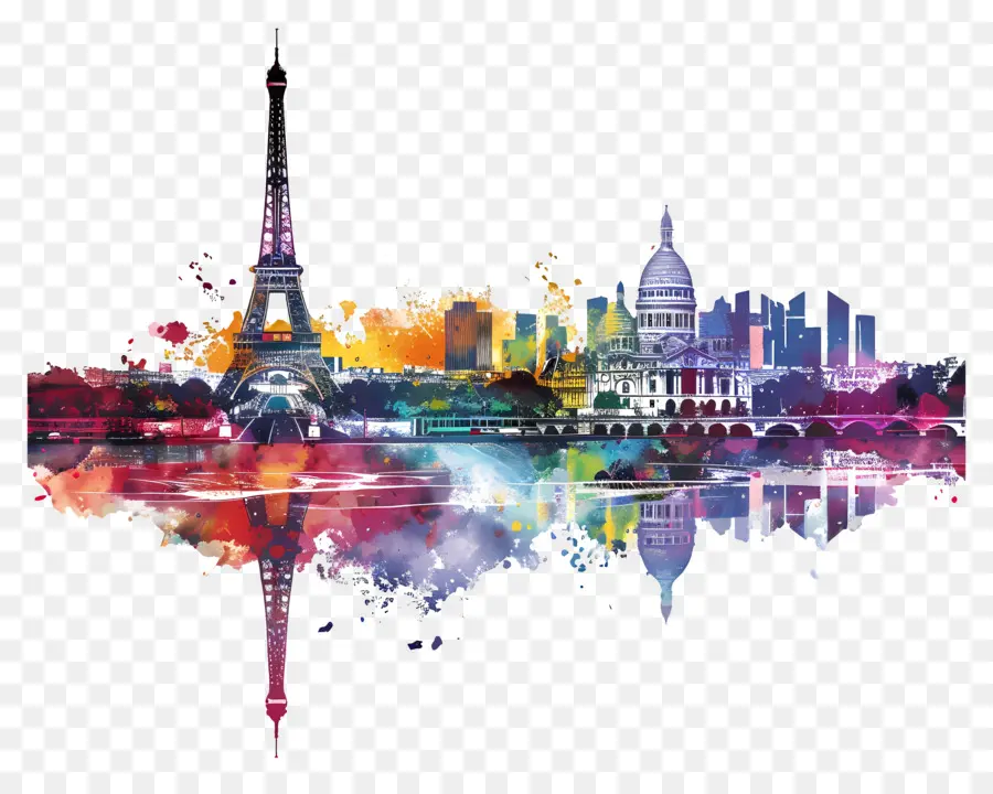 Paris，Horizonte De Paris PNG