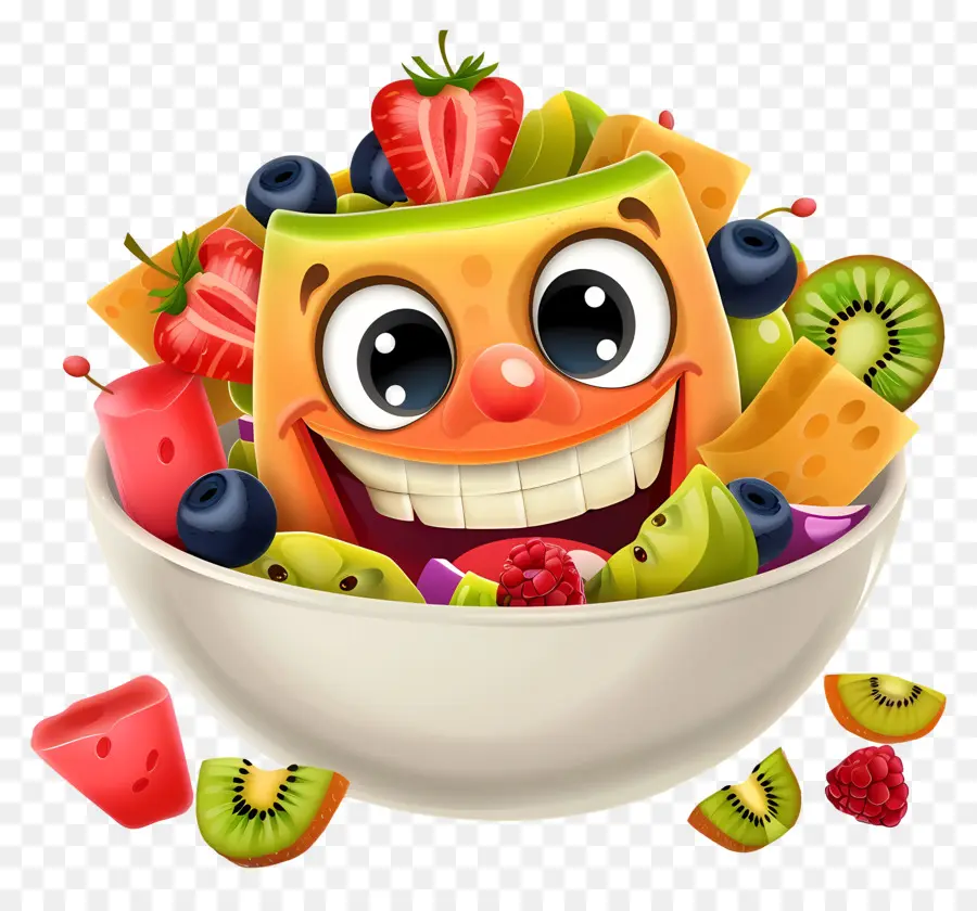 Sobremesa De Desenhos Animados 3d，Boaton Fruit Bowl PNG